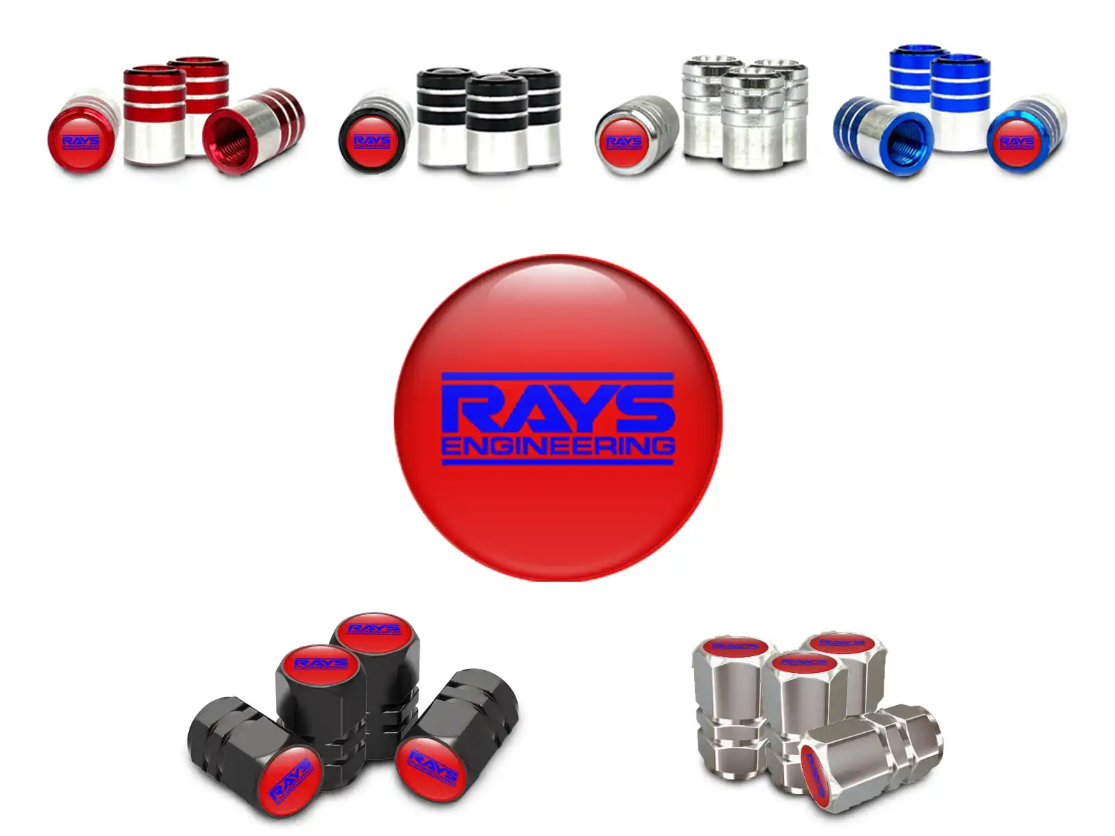 Rays Couvercles De Valve Camion Design Universel